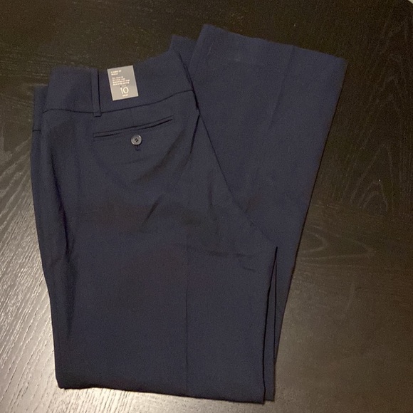 The Limited Pants - The Limited Cassidy Fit Bootcut Short Navy Pants